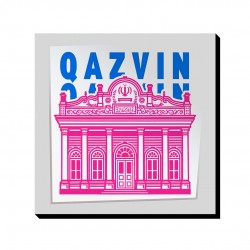 تابلو شاسی طرح نماد عمارت شهرداری قزوین