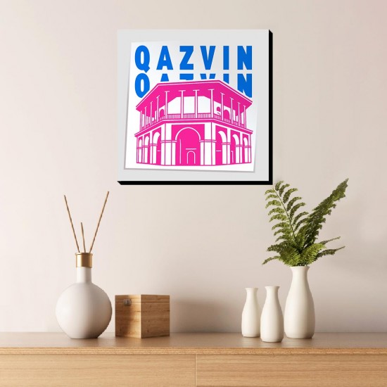 تابلو شاسی طرح نماد کاخ چهلستون قزوین