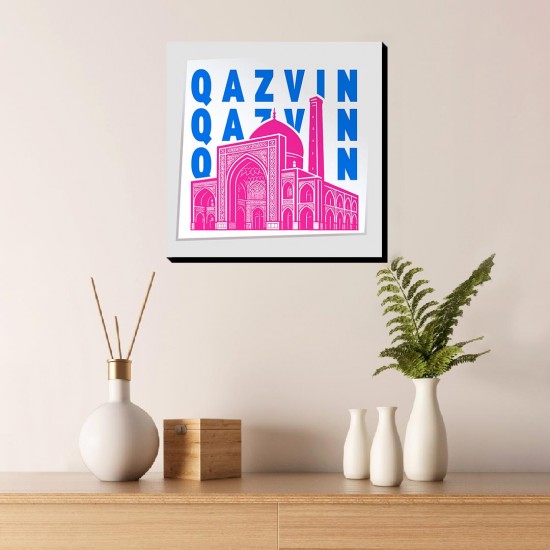 تابلو شاسی طرح نماد مسجد جامع عتیق قزوین