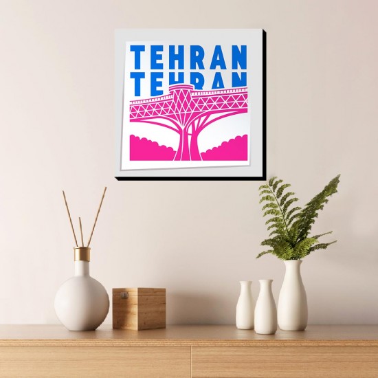 تابلو شاسی طرح نماد پل طبیعت تهران