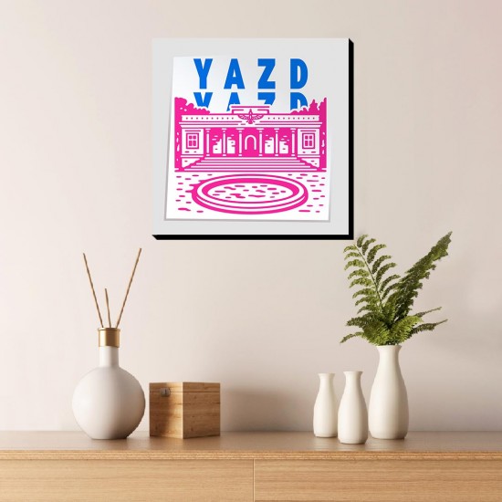 تابلو شاسی طرح نماد آتشکده یزد