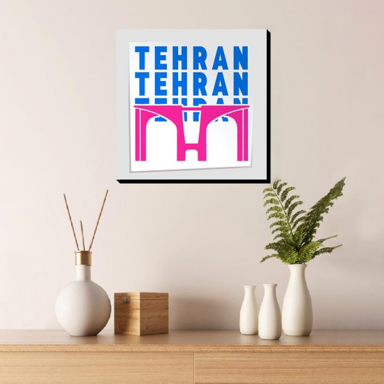 تابلو شاسی طرح نماد سردر دانشگاه تهران