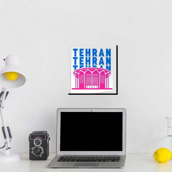 تابلو شاسی طرح نماد تئاتر شهر تهران