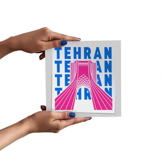 تابلو شاسی طرح نماد برج آزادی تهران