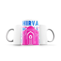 ماگ طرح نماد چهارطاقی تیموری شیروان