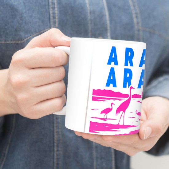ماگ طرح نماد تالاب میقان اراک