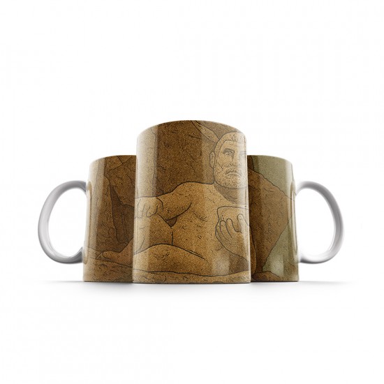 ماگ طرح کارت مجسمه هرکول کرمانشاه