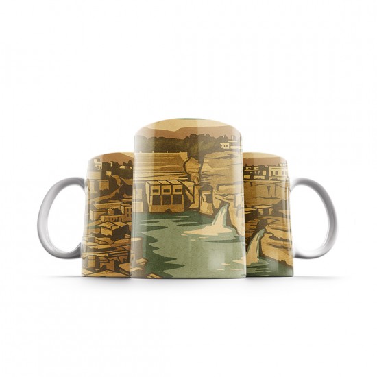 ماگ طرح کارت سازه های آبی تاریخی شوشتر