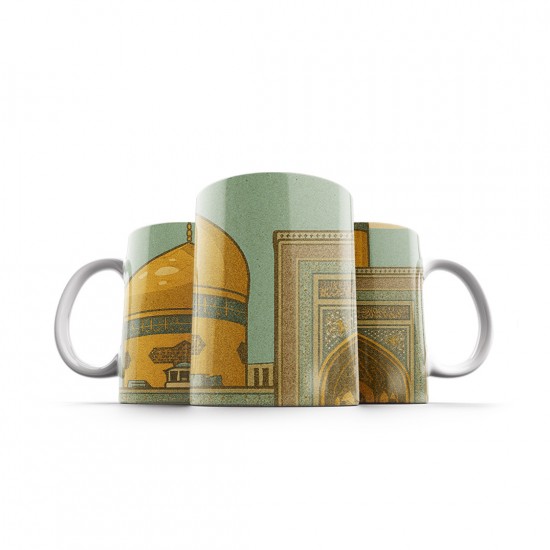 ماگ طرح کارت حرم امام رضا (ع) مشهد