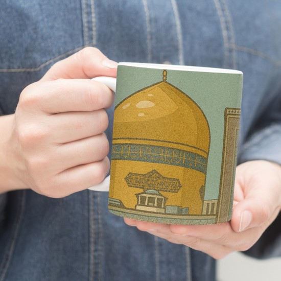 ماگ طرح کارت حرم امام رضا (ع) مشهد