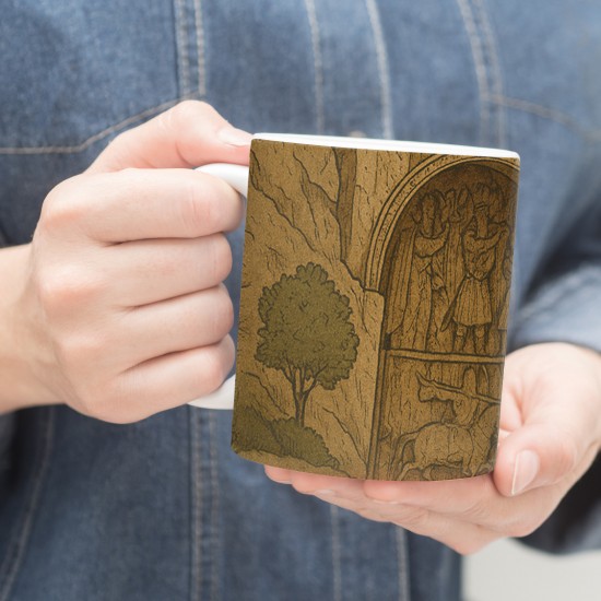 ماگ طرح کارت طاق بستان کرمانشاه