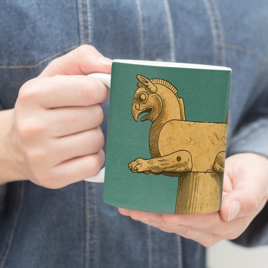 ماگ طرح کارت تخت جمشید مرودشت