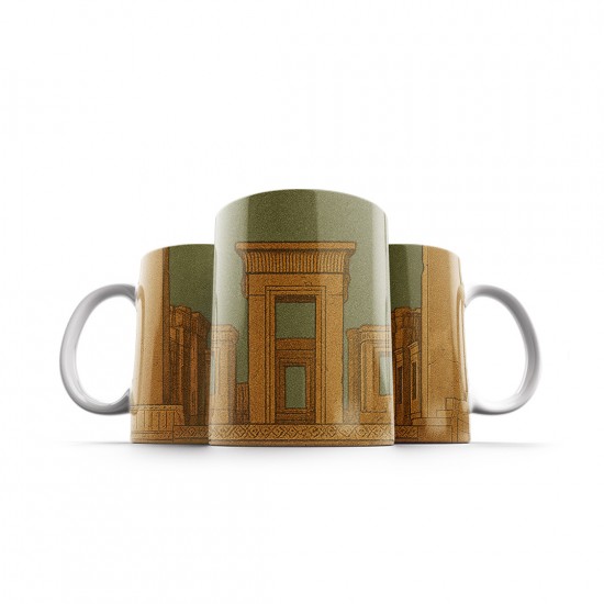 ماگ طرح کارت تخت جمشید مرودشت