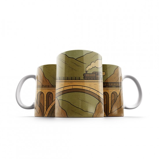 ماگ طرح کارت پل ورسک سوادکوه