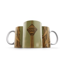 ماگ طرح کارت برج میلاد تهران