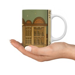 ماگ طرح کارت  باغ ارم شیراز