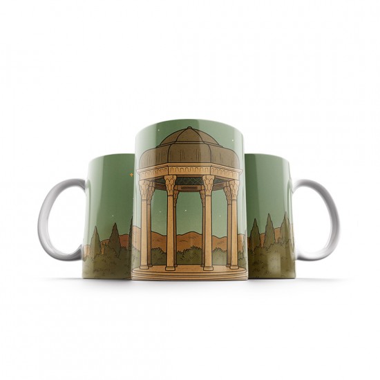 ماگ طرح کارت حافظیه شیراز