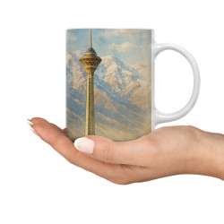 ماگ طرح برج میلاد تهران