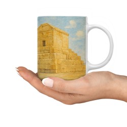 ماگ طرح آرامگاه کوروش بزرگ پاسارگاد