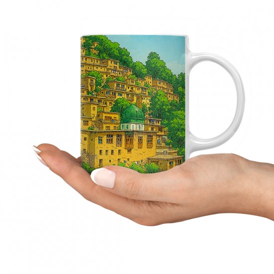 ماگ طرح روستای ماسوله