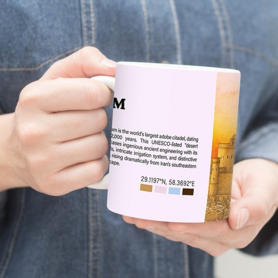 ماگ طرح ارگ بم