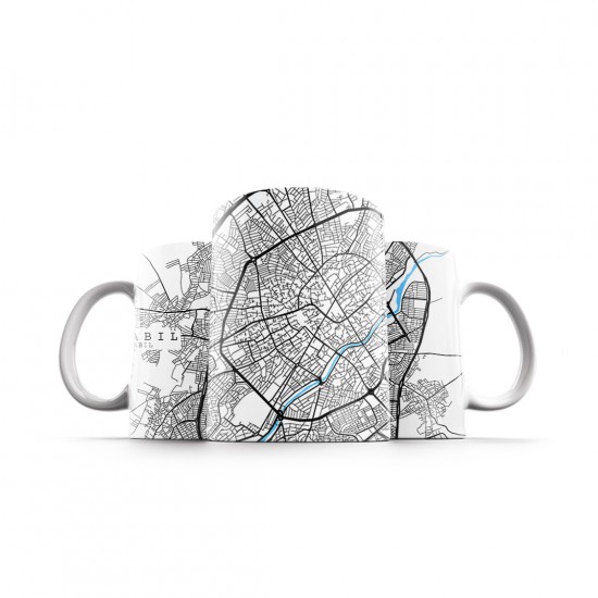 ماگ طرح نقشه شهر اردبیل