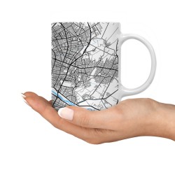 ماگ طرح نقشه شهر اصفهان