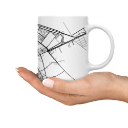 ماگ طرح نقشه شهر سمنان