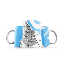 ماگ طرح نقشه شهر بوشهر