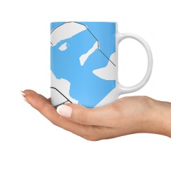 ماگ طرح نقشه شهر بوشهر