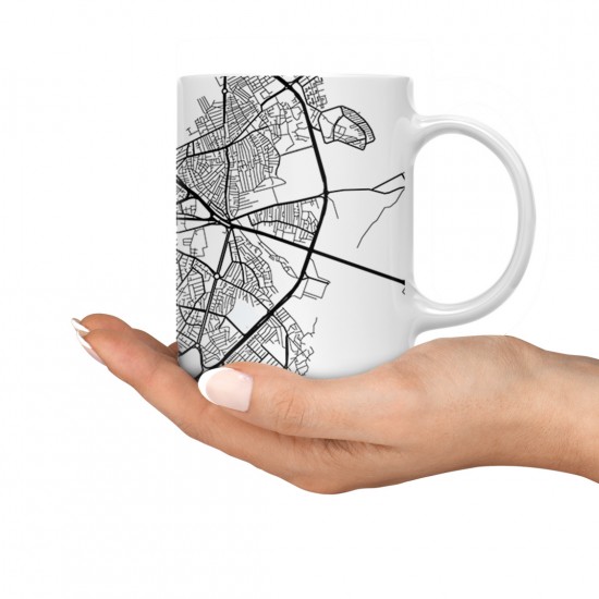 ماگ طرح نقشه شهر همدان