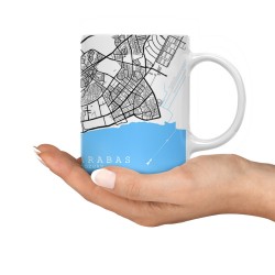 ماگ طرح نقشه شهر بندرعباس