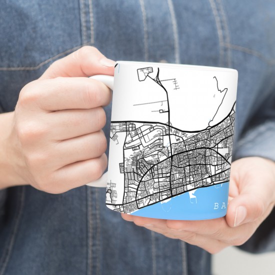 ماگ طرح نقشه شهر بندرعباس