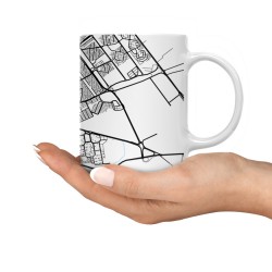 ماگ طرح نقشه شهر اراک