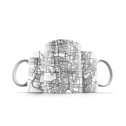 ماگ طرح نقشه شهر تهران