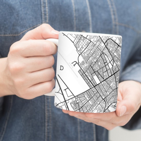 ماگ طرح نقشه شهر یزد