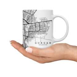 ماگ طرح نقشه شهر گرگان