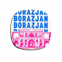 زیر لیوانی طرح نماد دژ برازجان