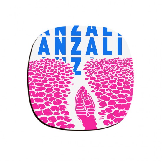 زیر لیوانی طرح نماد مرداب انزلی