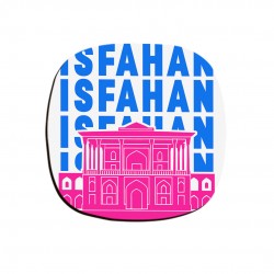 زیر لیوانی طرح نماد عالی قاپو اصفهان