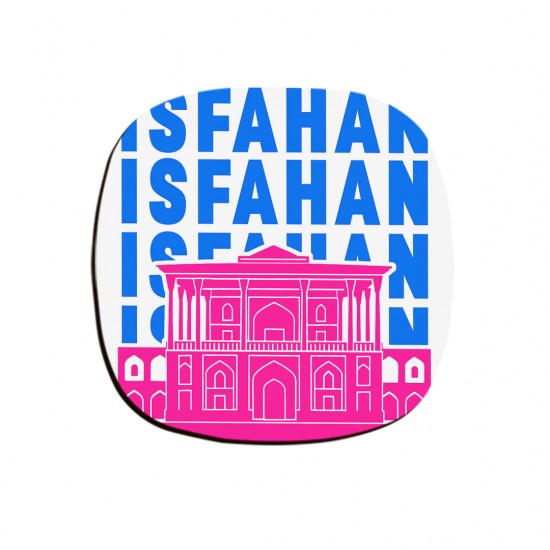 زیر لیوانی طرح نماد عالی قاپو اصفهان
