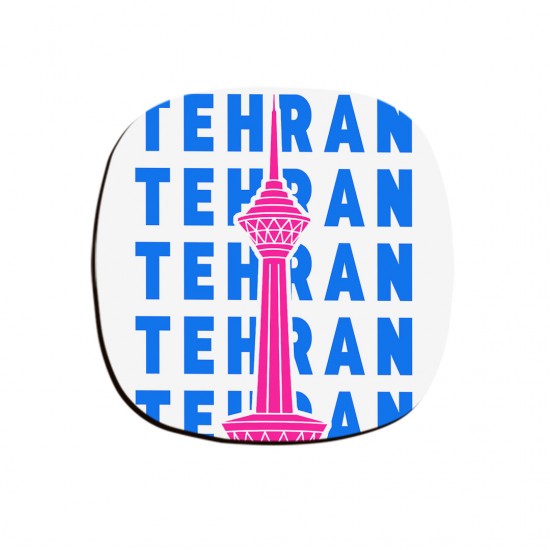 زیر لیوانی طرح نماد برج میلاد تهران