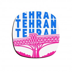 زیر لیوانی طرح نماد پل طبیعت تهران