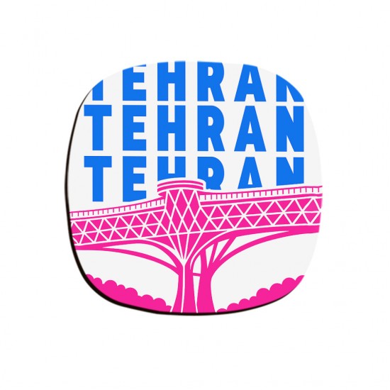 زیر لیوانی طرح نماد پل طبیعت تهران
