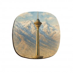 زیر لیوانی طرح برج میلاد تهران