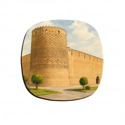 زیر لیوانی طرح ارگ کریم خان شیراز