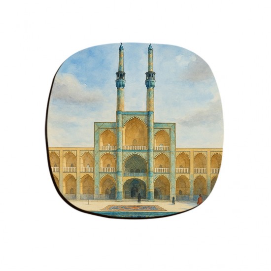 زیر لیوانی طرح مسجد امیر چخماق یزد