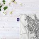 کادوپیچ پارچه‌ ای طرح نقشه شهر ارومیه