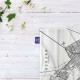 کادوپیچ پارچه‌ ای طرح نقشه شهر سیرجان
