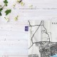 کادوپیچ پارچه‌ ای طرح نقشه شهر بندرعباس